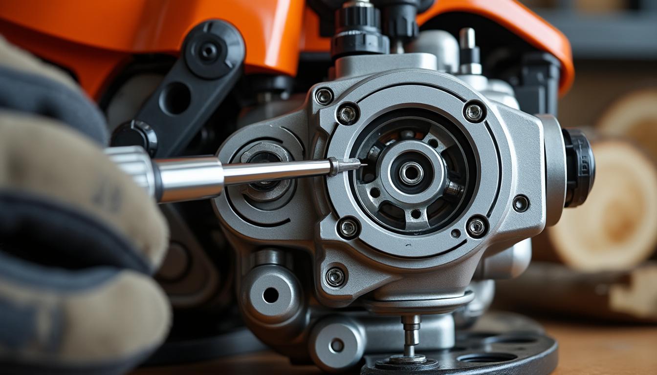 apprenez à régler les vis h et l du carburateur de votre tronçonneuse pour garantir un fonctionnement optimal et prolonger la durée de vie de votre outil.